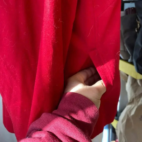 Vintage Talbots Y2K Wool Blend 1 Button Blazer Jacket Women 10P Pockets - Picture 6 of 6